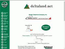 Tablet Screenshot of deltaland.net
